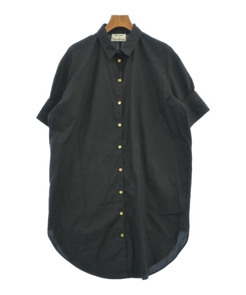 ン 大人気 新品 ノ Acne Studios（アクネストゥディオズ）シャツワンピース 黒 ワンピース