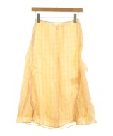 Acne Studios（アクネストゥディオズ）ロング・マキシ丈スカート オレンジ サイズ:34(XS位) レディース/2200614815139