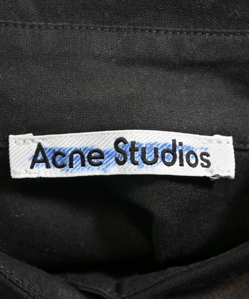 Acne Studios（アクネストゥディオズ）カジュアルシャツ 黒 サイズ:32(XS位) レディース/2200623456279