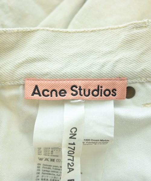 Acne Studios（アクネストゥディオズ）デニムパンツ ベージュ サイズ:29(L位) レディース/2200623456422
