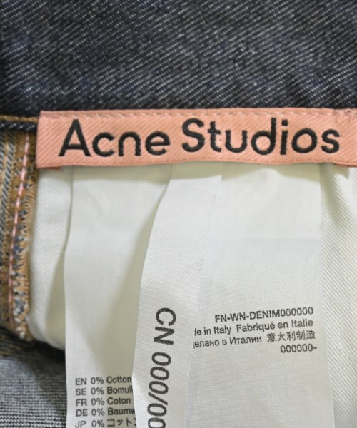 Acne Studios（アクネストゥディオズ）デニムパンツ 紺 サイズ:29(L位) レディース/2200623456446
