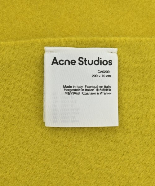 Acne Studios（アクネストゥディオズ）ストール 緑 サイズ:- レディース/2200623456538