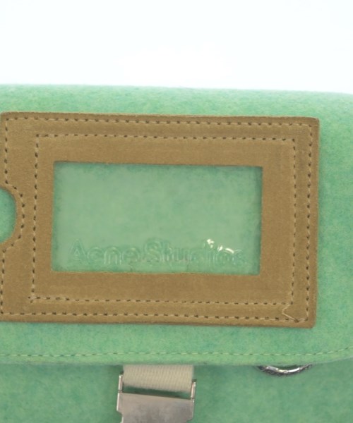 Acne Studios（アクネストゥディオズ）ショルダーバッグ 緑 サイズ:- レディース/2200623456569