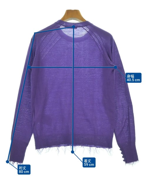 Acne Studios（アクネストゥディオズ）ニット・セーター 紫 サイズ:XXS レディース/2200614295054