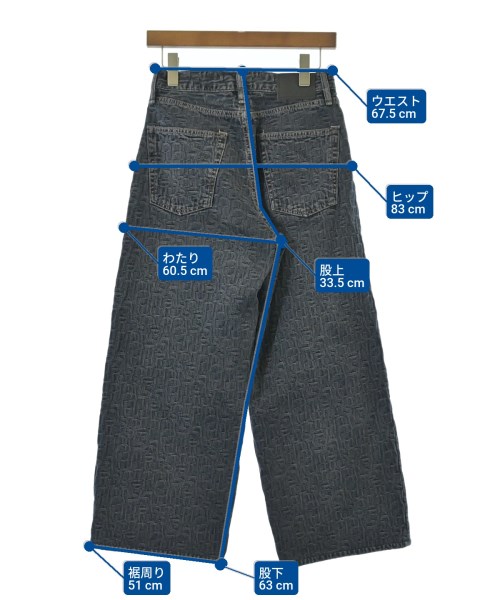 Acne Studios（アクネストゥディオズ）デニムパンツ 紺 サイズ:32(XXS位) レディース/2200625133017