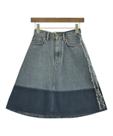 Acne Studios（アクネストゥディオズ）ひざ丈スカート 青 サイズ:32(XXS位) レディース/2200625605057