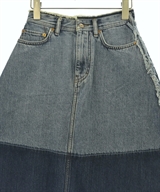 Acne Studios（アクネストゥディオズ）ひざ丈スカート 青 サイズ:32(XXS位) レディース/2200625605057