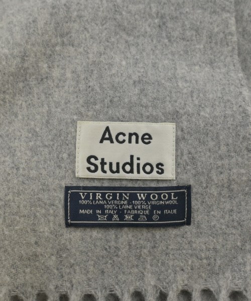Acne Studios（アクネストゥディオズ）マフラー グレー サイズ:- レディース/2200626651053