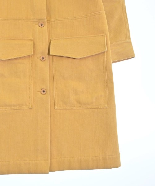 Acne Studios（アクネストゥディオズ）ステンカラーコート 黄 サイズ:34(XS位) レディース/2200626693022