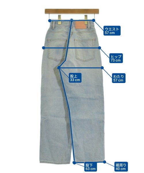 Acne Studios（アクネストゥディオズ）デニムパンツ 青 サイズ:26(M位) レディース/2200627540042