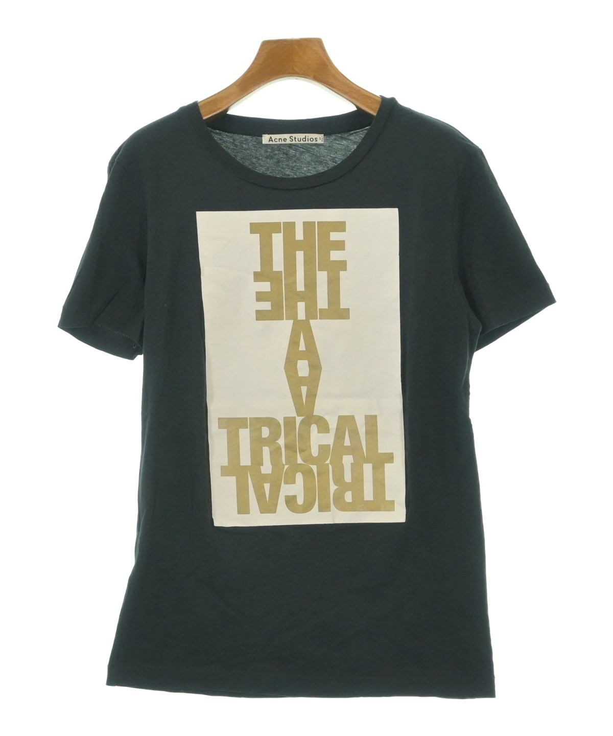 アクネTシャツ Acne Studios アクネ ストゥディオズ スタンプロゴ ダメージTシャツ FN