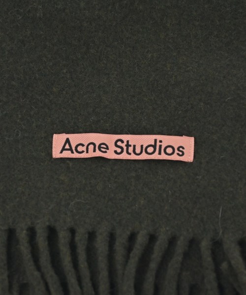 Acne Studios（アクネストゥディオズ）マフラー カーキ サイズ:- レディース/2200627886027