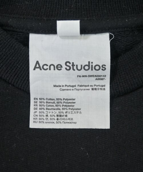 Acne Studios（アクネストゥディオズ）スウェット 黒 サイズ:XS レディース/2200629980075