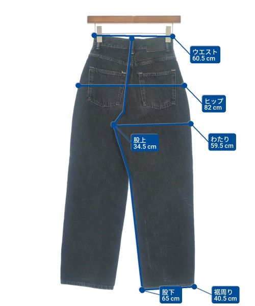 Acne Studios（アクネストゥディオズ）デニムパンツ 黒 サイズ:25(S位) レディース/2200629688032