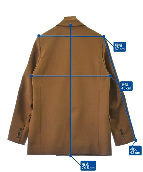 Acne Studios（アクネストゥディオズ）カジュアルジャケット 茶 サイズ:36(S位) レディース/2200630395028