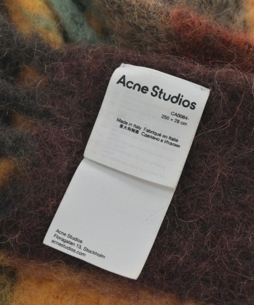 Acne Studios（アクネストゥディオズ）マフラー オレンジ サイズ:- レディース/2200633085049