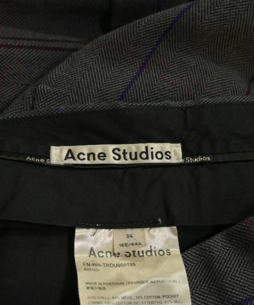 Acne Studios（アクネストゥディオズ）スラックス グレー サイズ:34(XS位) レディース/2200610500077