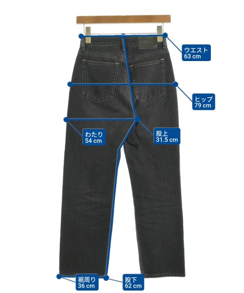 Acne Studios（アクネストゥディオズ）デニムパンツ 黒 サイズ:25(S位) レディース/2200610744013