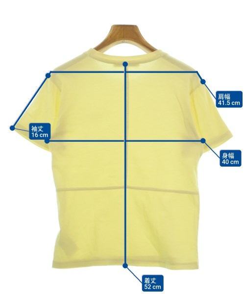 Acne Studios（アクネストゥディオズ）Tシャツ・カットソー 黄 サイズ:S レディース/2200606181037
