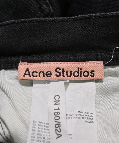 Acne Studios（アクネストゥディオズ）デニムパンツ 黒 サイズ:25(S位) レディース/2200611748034