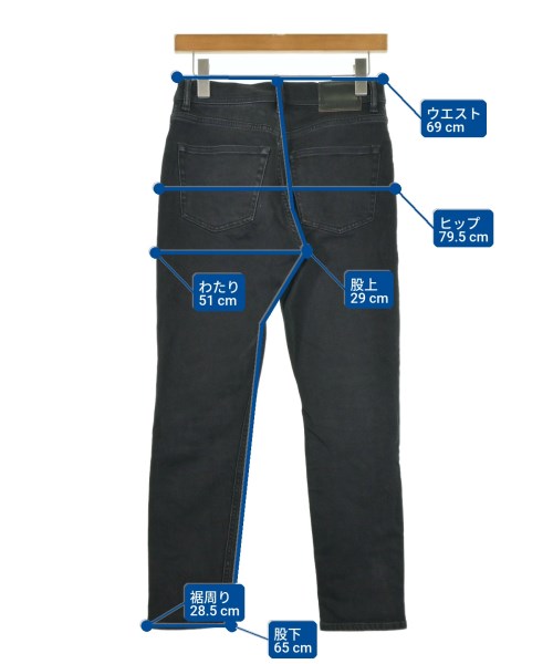 Acne Studios（アクネストゥディオズ）デニムパンツ 黒 サイズ:25(S位) レディース/2200611748034