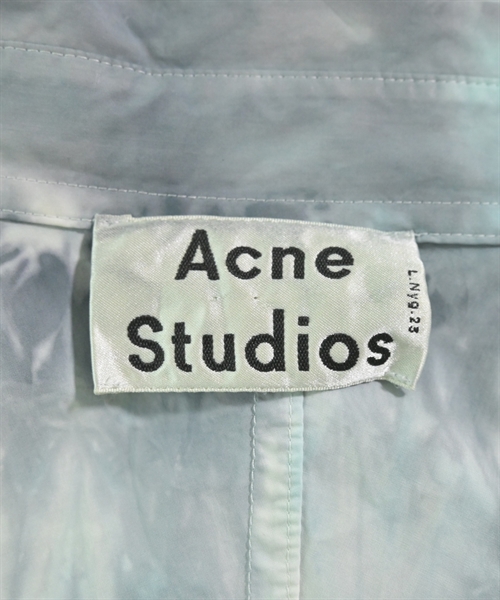 Acne Studios（アクネストゥディオズ）シャツワンピース 青 サイズ:34(XS位) レディース/2200612673038