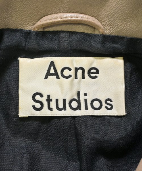 Acne Studios（アクネストゥディオズ）ライダース ベージュ サイズ:34(XS位) レディース/2200617028017