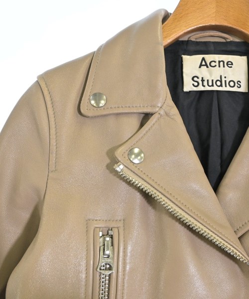 Acne Studios（アクネストゥディオズ）ライダース ベージュ サイズ:34(XS位) レディース/2200617028017