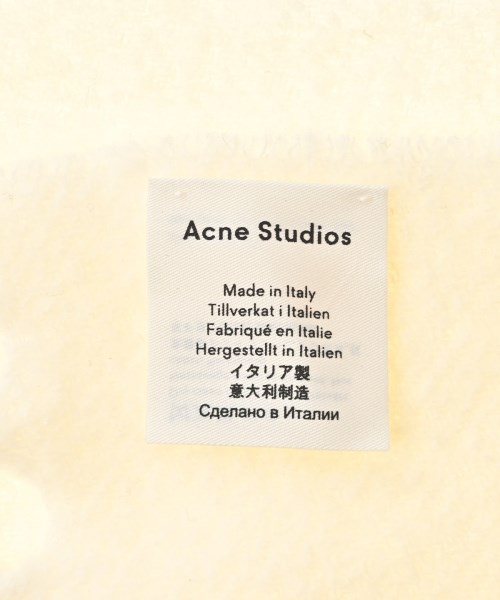 Acne Studios（アクネストゥディオズ）マフラー 白 サイズ:- レディース/2200617400066