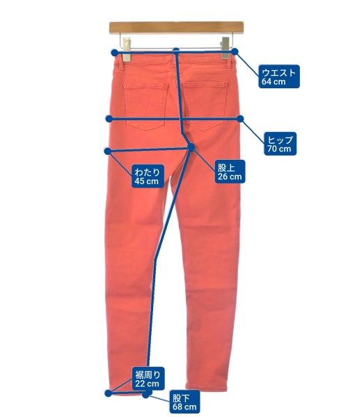 Acne Studios（アクネストゥディオズ）デニムパンツ 赤 サイズ:25(S位) レディース/2200617812265