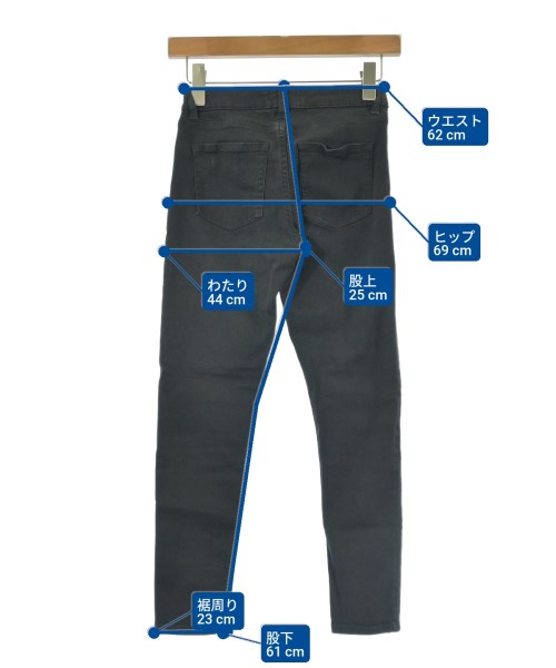 Acne Studios（アクネストゥディオズ）デニムパンツ 黒 サイズ:25(S位) レディース/2200617812272