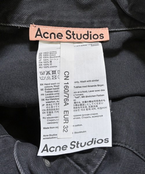 Acne Studios（アクネストゥディオズ）デニムジャケット グレー サイズ:32(XXS位) レディース/2200618940011