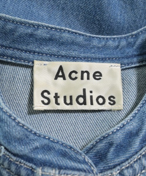 Acne Studios（アクネストゥディオズ）シャツワンピース 青 サイズ:32(XXS位) レディース/2200621028027