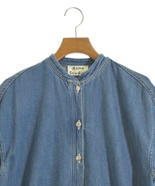 Acne Studios（アクネストゥディオズ）シャツワンピース 青 サイズ:32(XXS位) レディース/2200621028027