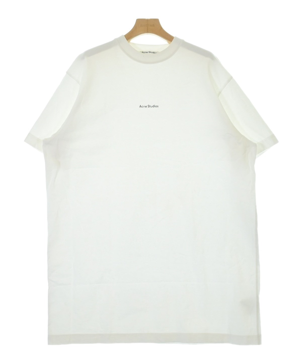 美品　Acne studios リネン100% プリント　総柄 ワンピース Acne Studios（アクネストゥディオズ）ワンピース 白 サイズ:S