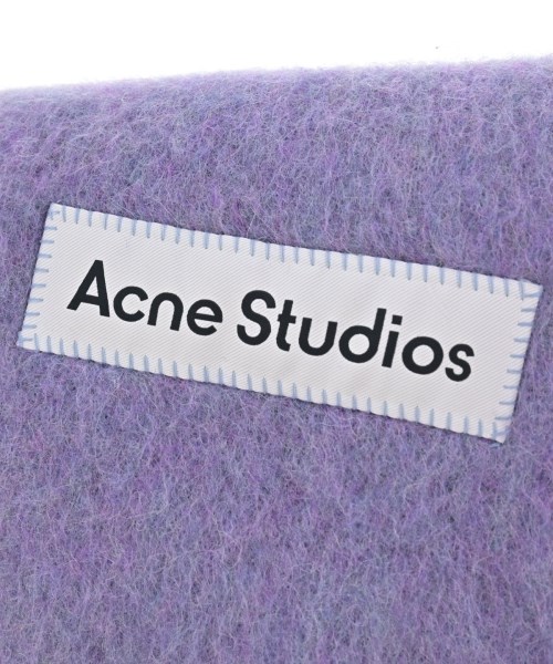 Acne Studios（アクネストゥディオズ）マフラー 紫 サイズ:- レディース/2200668595025