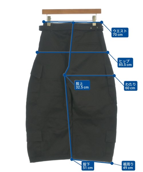 Acne Studios（アクネストゥディオズ）カーゴパンツ 黒 サイズ:32(XS位) レディース/2200672207051