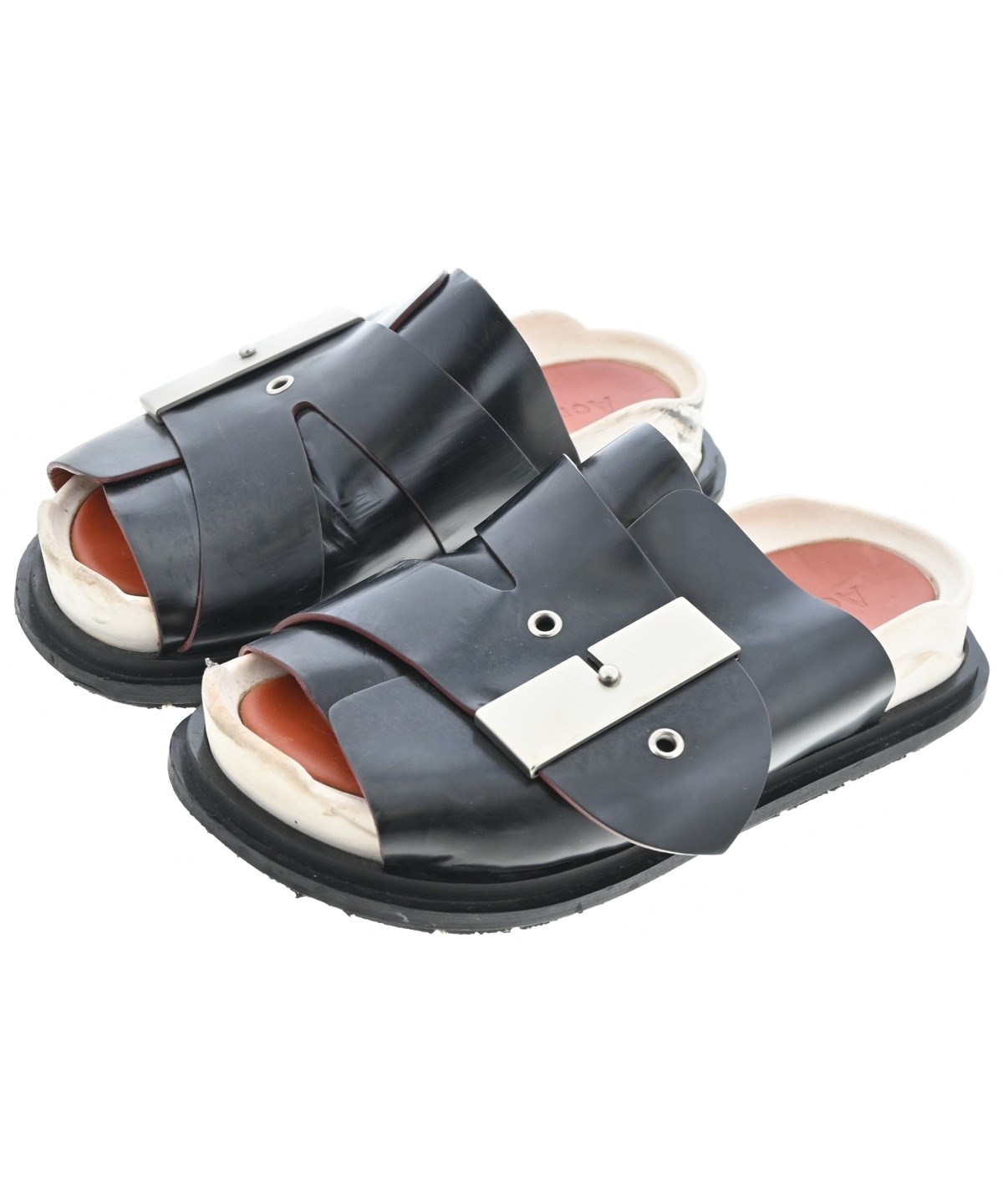 Acne Studios（アクネストゥディオズ）サンダル 黒 サイズ:-(22.5cm位