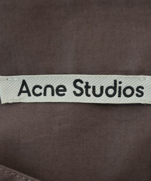 Acne Studios（アクネストゥディオズ）カジュアルシャツ 茶 サイズ:34(XS位) レディース/2200672712081
