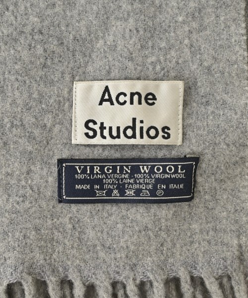 Acne Studios（アクネストゥディオズ）マフラー グレー サイズ:- レディース/2200664872045