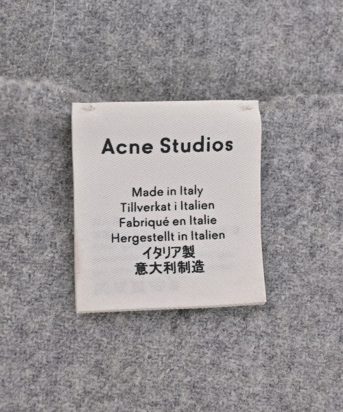 Acne Studios（アクネストゥディオズ）マフラー グレー サイズ:- レディース/2200679703013