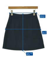 Acne Studios（アクネストゥディオズ）ミニスカート 紺 サイズ:34(XS位) レディース/2200680462022