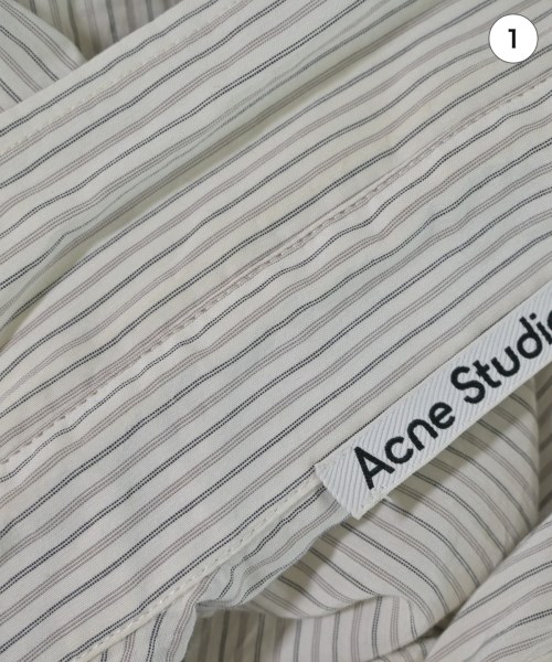 Acne Studios（アクネストゥディオズ）シャツワンピース 白 サイズ:32(XXS位) レディース/2200695565015