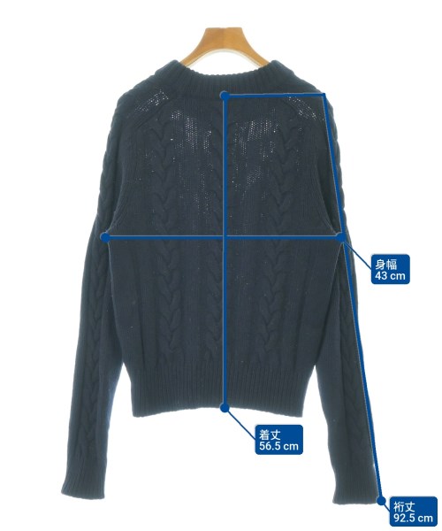 Acne Studios（アクネストゥディオズ）ニット・セーター 紺 サイズ:XS レディース/2200693054023