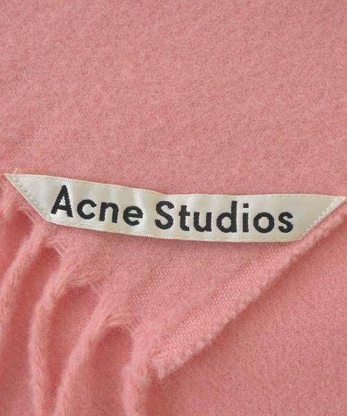 Acne Studios（アクネストゥディオズ）マフラー ピンク サイズ:- レディース/2200697345011