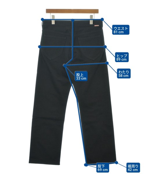 Acne Studios（アクネストゥディオズ）デニムパンツ 黒 サイズ:29(L位) レディース/2200694024025