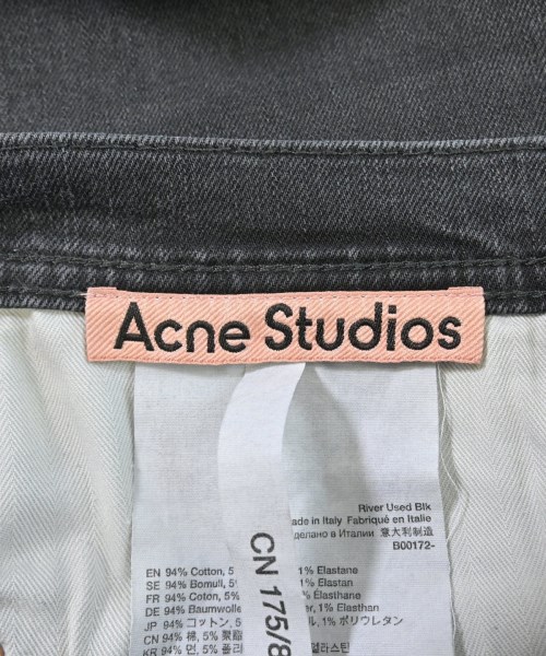 Acne Studios（アクネストゥディオズ）デニムパンツ 黒 サイズ:29(L位) レディース/2200694024032