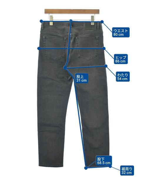 Acne Studios（アクネストゥディオズ）デニムパンツ 黒 サイズ:29(L位) レディース/2200694024032