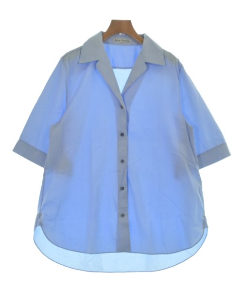 Acne Studios(アクネストゥディオズ)カジュアルシャツ 青 サイズ:36(S位)/2200698380059