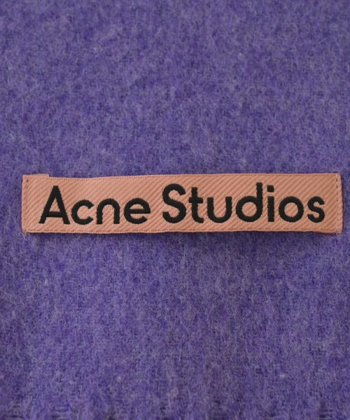 Acne Studios（アクネストゥディオズ）マフラー 紫 サイズ:- レディース/2200691886015